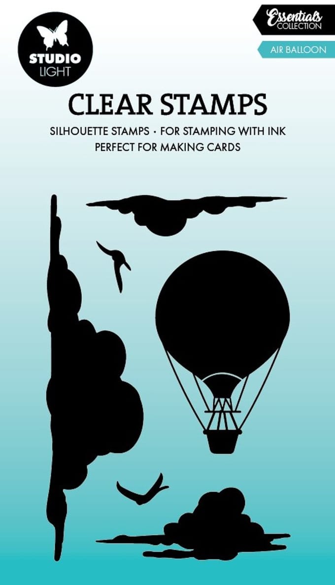 Clear stamps Air balloon - Essentials nr. 833