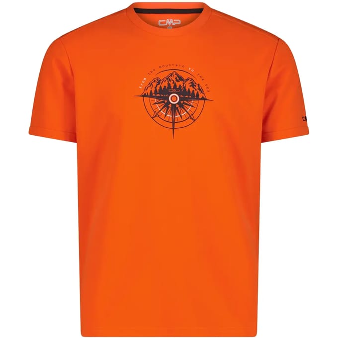 Piqué shirt met adventure-print CMP