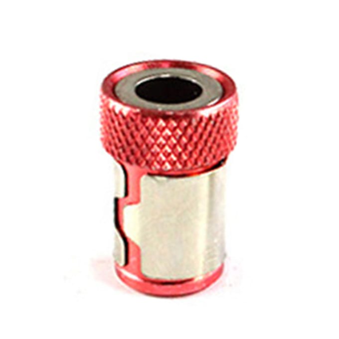 Draagbare Magnetiseerder Schroef Antislip Magnetosfeer Adsorptie Fixatie Schroef Gereedschap ( Aluminium profiel rood