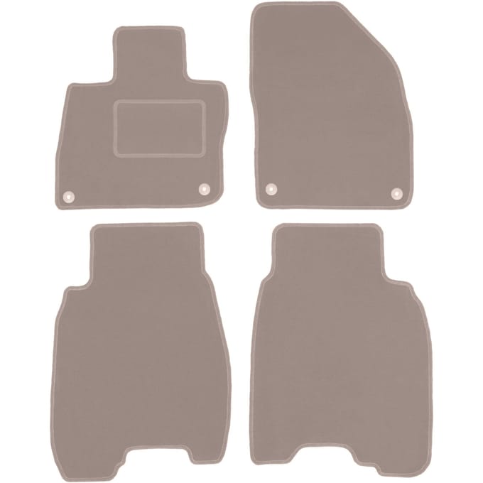 Beige veloursmatten voor: Honda Civic VIII (UFO) hatchback (2006-2012)