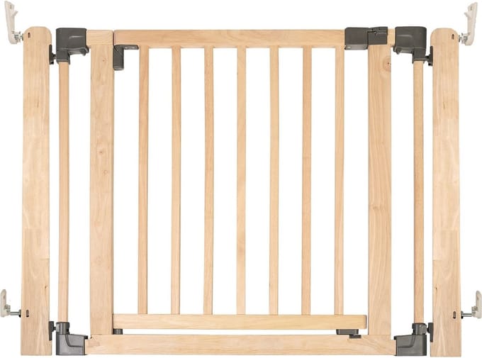 Bettacare Houte Flexibele Hondenhek, Tot 96cm Breed, Hout, 76cm Hoog
