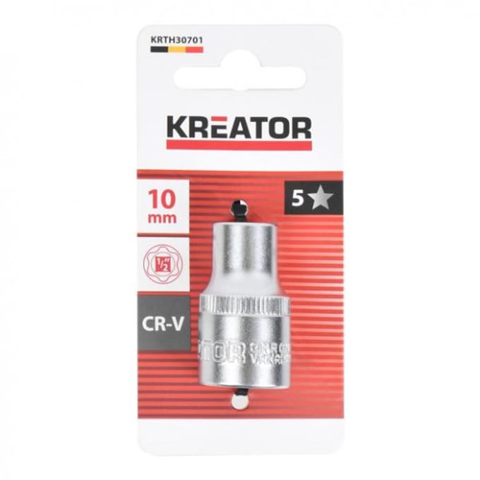Kreator Dopsleutel KRTH30701 - 10mm - Voor bouten en moeren