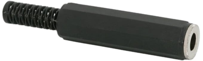 10x Jack Aansluiting 6,3 mm Stereo – Jack Socket met Trekontlasting – Kunststof Audio Connector - 10 Stuks [05128]
