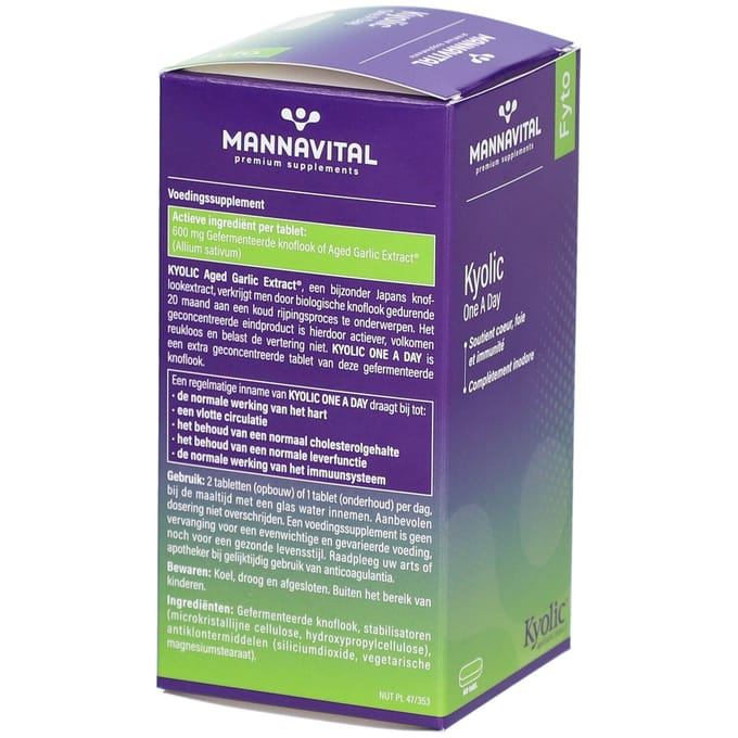 Mannavita Kyolic One a Day 60 Tabletten