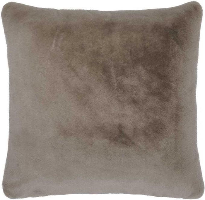 Essenza Furry Sierkussen Taupe - 50x50 cm