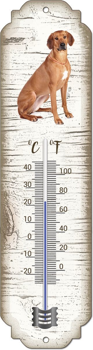 Thermometer: Rhodesian Ridgeback | Hondenras | Temperatuur binnen en buiten | -25 tot +45C