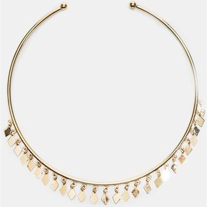 Stradivarius Choker met mini-bedeltjes  Goud OS