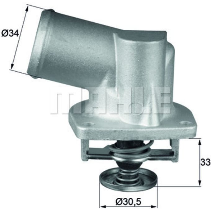 Thermostaat, koelvloeistof MAHLE TI 132 92D