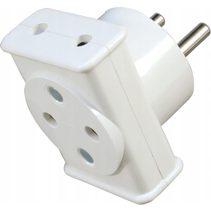 Elcan - Elektrische Splitser - Driedubbel - 3x2P - Zonder Aarding