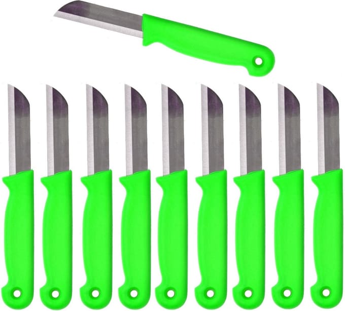 Solingen Schilmesje Duits - Groen - RVS - 18.5 cm. - 500 stuks