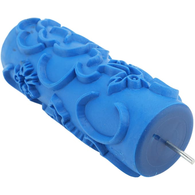 Outil Rouleau de Texture Lavable Réutilisable Caoutchouc Décoratif Art Rouleau de Texture Manchon pour Peinture 101Y 101Y blue