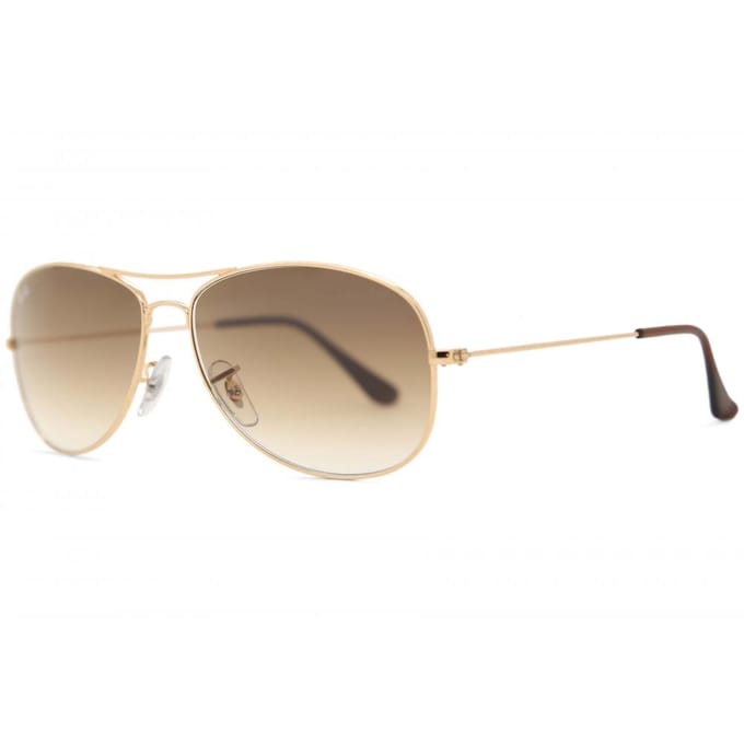 Ray-Ban Cockpit RB3362 001/51 Zonnebril - Goud / Lichtbruin Gradiënt - 59mm