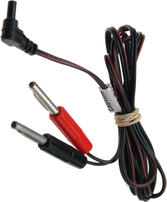 E-Stim Systems - TENS naar 4 mm kabel - 1,5 meter - Zwart