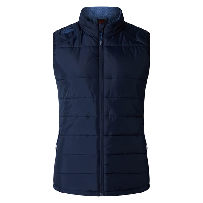 Canterbury Dames/Dames Elite Micro-Lite Gilet (Marine)