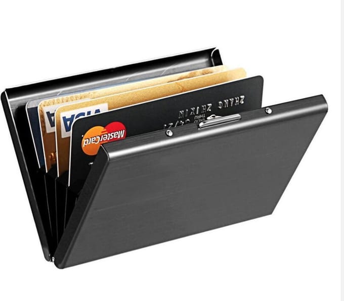 Credit card houder staal
