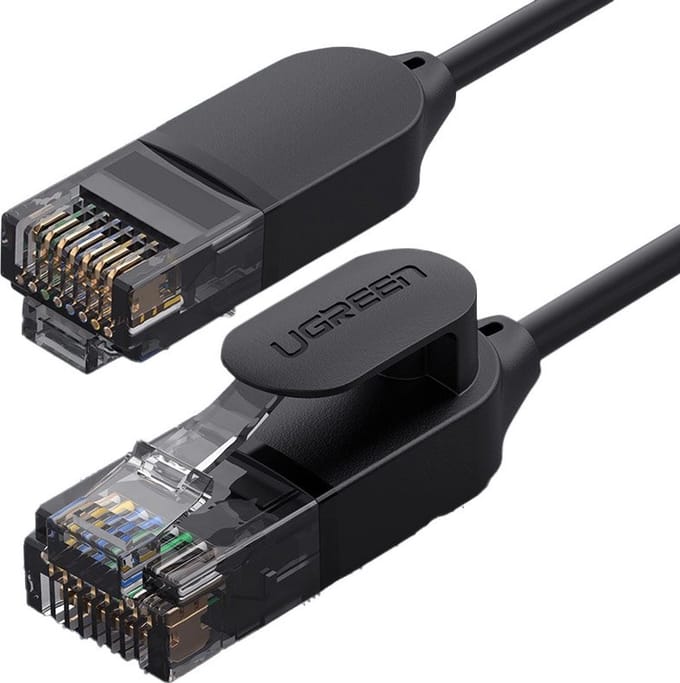 Ugreen - kabel - Internet netwerkkabel Ethernet patchkabel RJ45 Cat 6A UTP 1000Mbps - 2 - m - zwart - (70334)