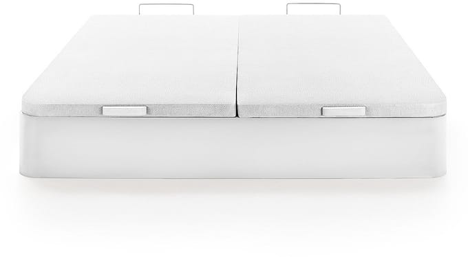 Vente-unique Boxspring - 180 x 200 cm - Mat wit - HESTIA van YSMÉE