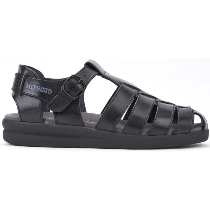Mephisto SAM Heren Sandaal - Zwart - Maat 40