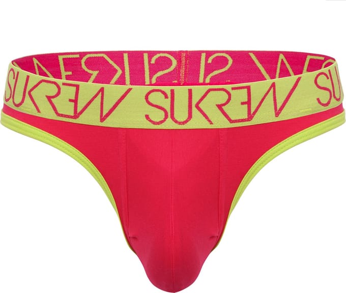 Sukrew Classic String Raspberry Rood - Maat S - Heren Ondergoed