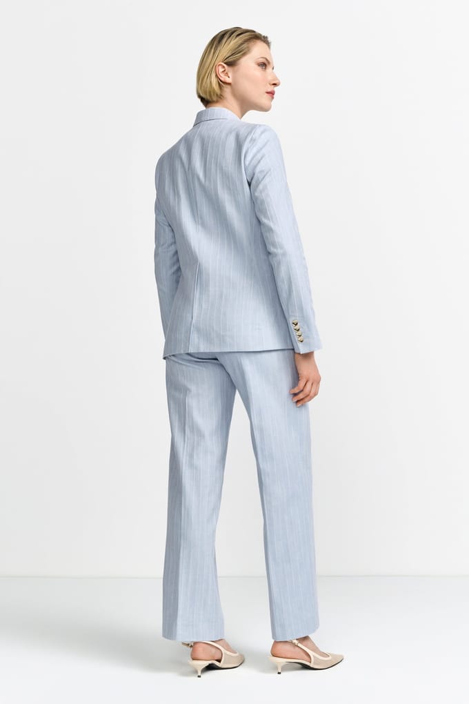 Rich & Royal Pintuck Pants Light Aqua Taglia: 36 | Pantaloni da completo Outlet | Donna | Ciano
