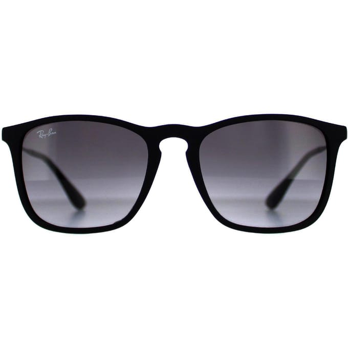 Lunettes de soleil Ray Ban Rb4171 Erika 865 13 pour femme Rubber Havana/54 gray