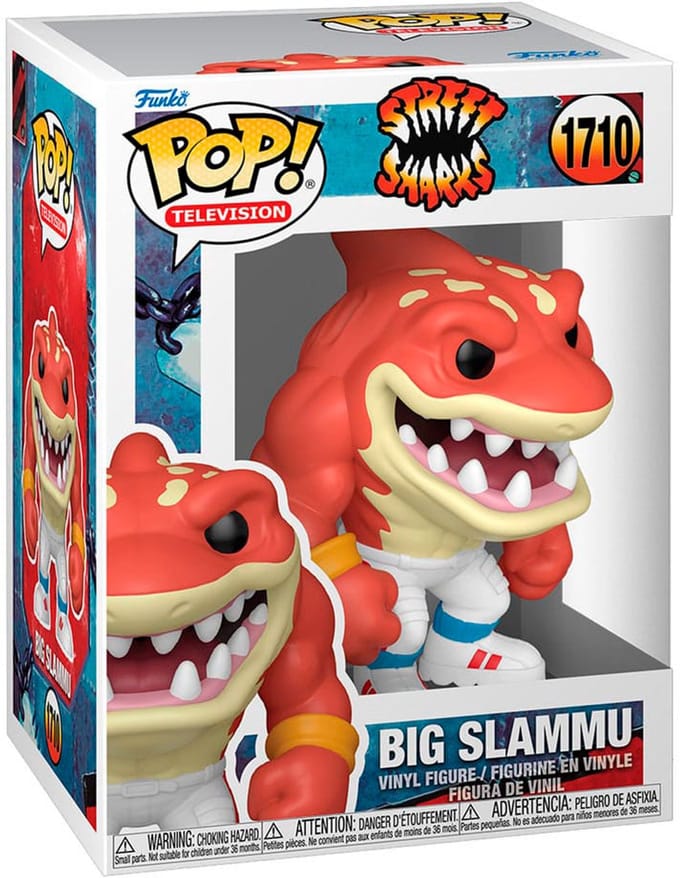 Funko Street Sharks POP! Television Vinyl Figure Big Slammu 9 cm POP! Figuur