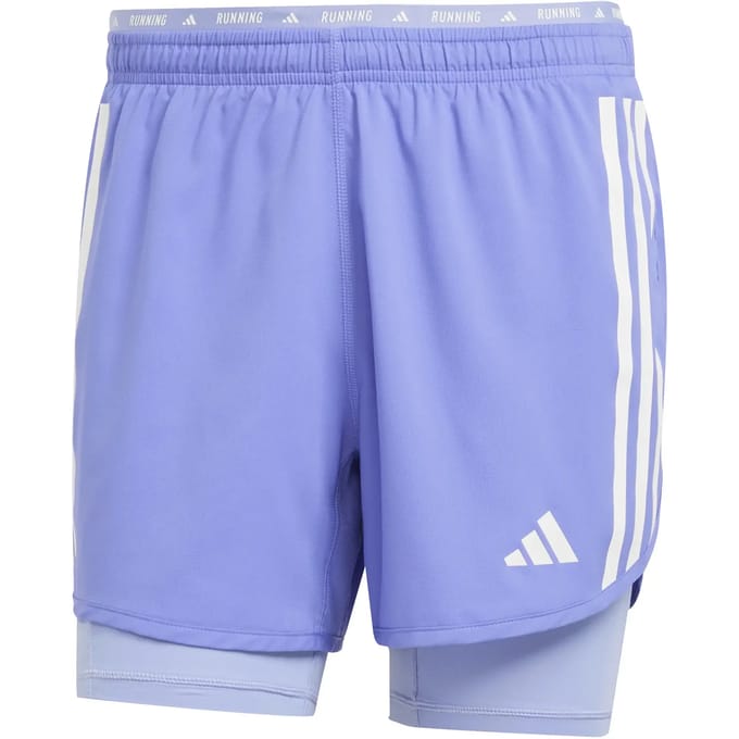 2 in 1 shorts adidas Own the Run 3-Stripes