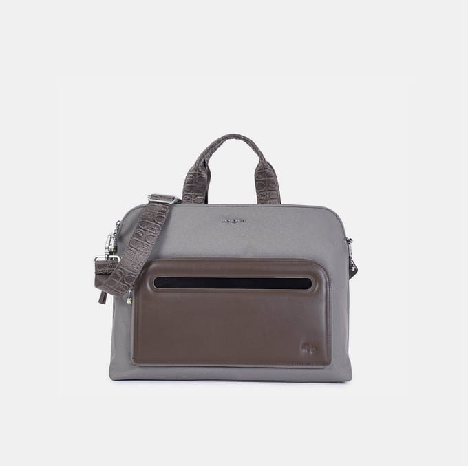 Hedgren Lungo Dames Shopper met RFID-bescherming – Groot – Vintage Taupe