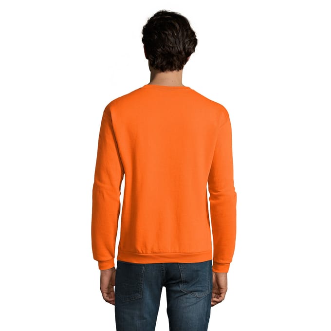 SOLS Heren Spider Ronde Hals Sweatshirt (Oranje)