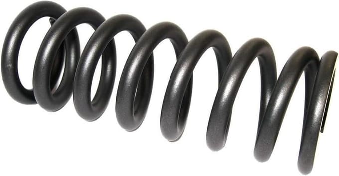 Demperveer - Schokdemper veer - Fietsonderhoud - Stalen constructie - 26.7 x 8.9 x 5 cm - Grijs
