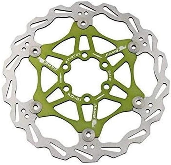 Fiets Rem Schijf - Rotor Fiets - Fietsen Verbeteren - Zwevend Ontwerp - 160mm - Groen