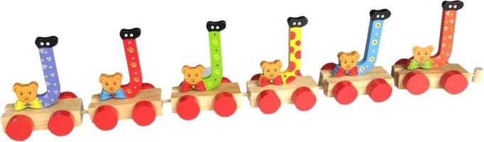 Lettertrein J  | * totale trein pas vanaf 3, diverse, wagonnetjes bestellen aub