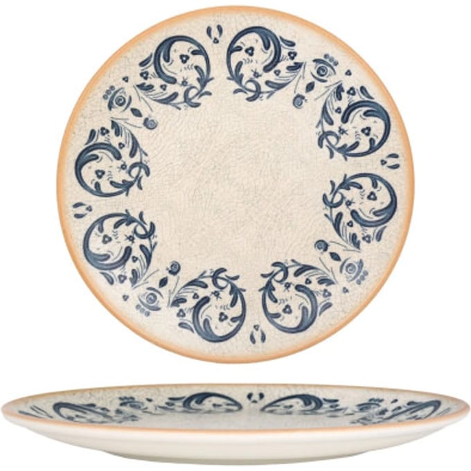 Bonna Dinerbord - Viento - Porselein - 25 cm - set van 6