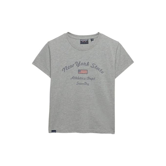 Superdry - Athletic Essentials Aansluitend T-shirt met Print - Dames - T-shirts
