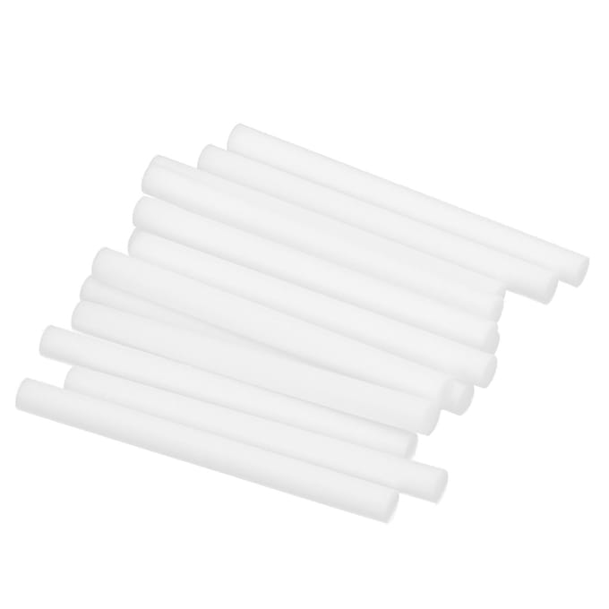 30 Stuks Luchtbevochtiger Katoenen Staafje Filter Vervanging Verstuiver Aroma Diffuser Onderdelen 8x100mm white