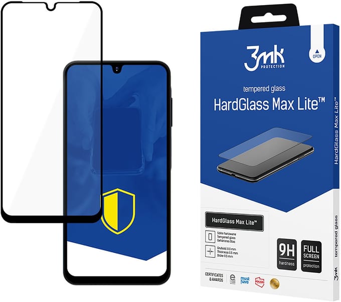 3mk Tempered glass HardGlass Max Lite Black for Samsung Galaxy A16