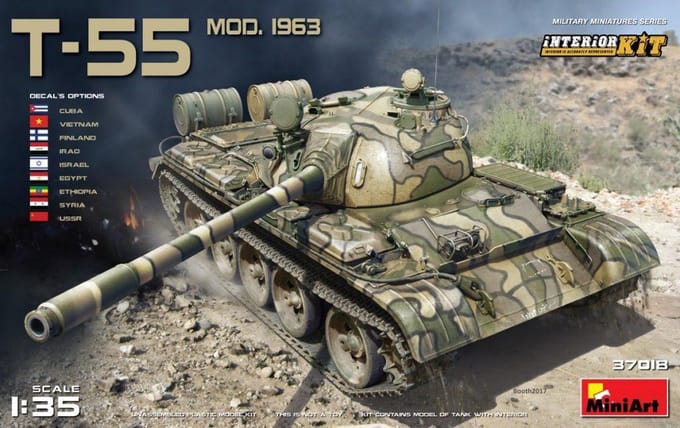 Miniart - T-55 Mod. 1963 Interior Kit (Min37018) - modelbouwsets, hobbybouwspeelgoed voor kinderen, modelverf en accessoires