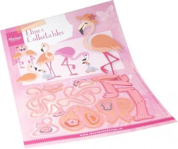 Marianne Design Collectable, Eline’s Flamingo family