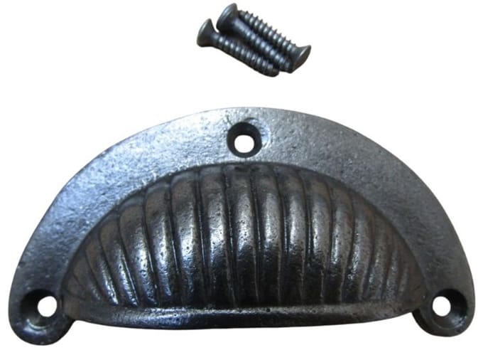 Sunrise Cup Pull Handle Antique Iron