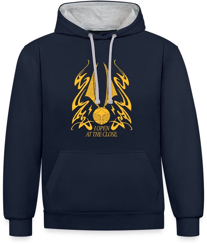 Harry Potter Gouden Snaai I Open At The Close Contrast Hoodie