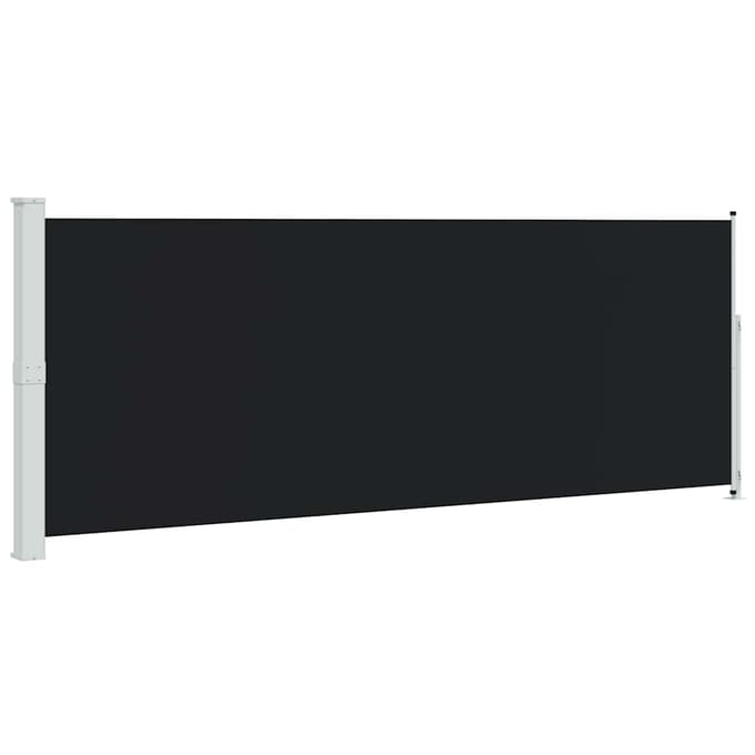 vidaXL - Tuinscherm - uittrekbaar - 180x514 - cm - zwart