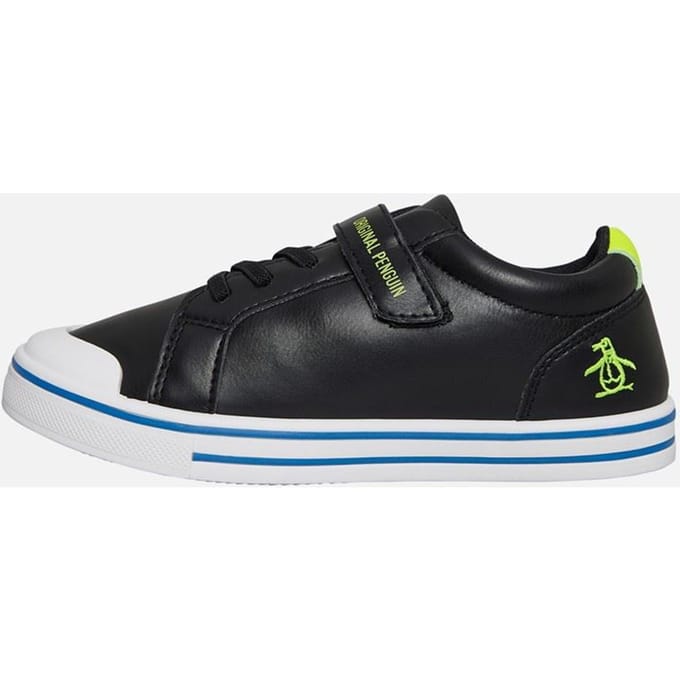 Penguin Junior Regenboog Zwart/Veilig Geel Sneakers