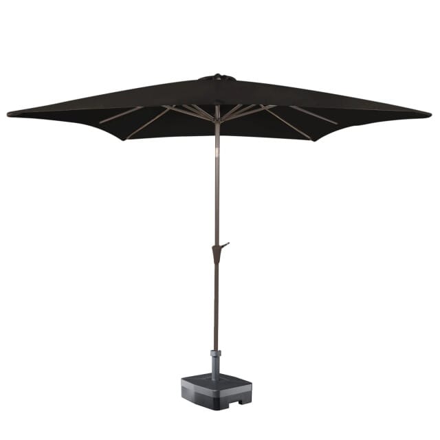 Kopu® Vierkante Parasol Altea 230 cm – met Hoes - Zwart