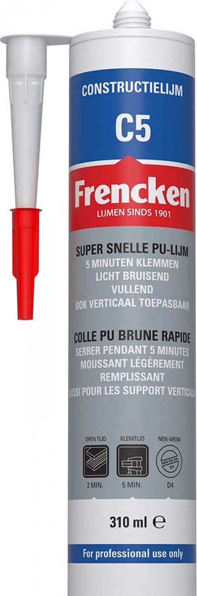 Frencken c5 constructie - montagelijm - beige - 310ml