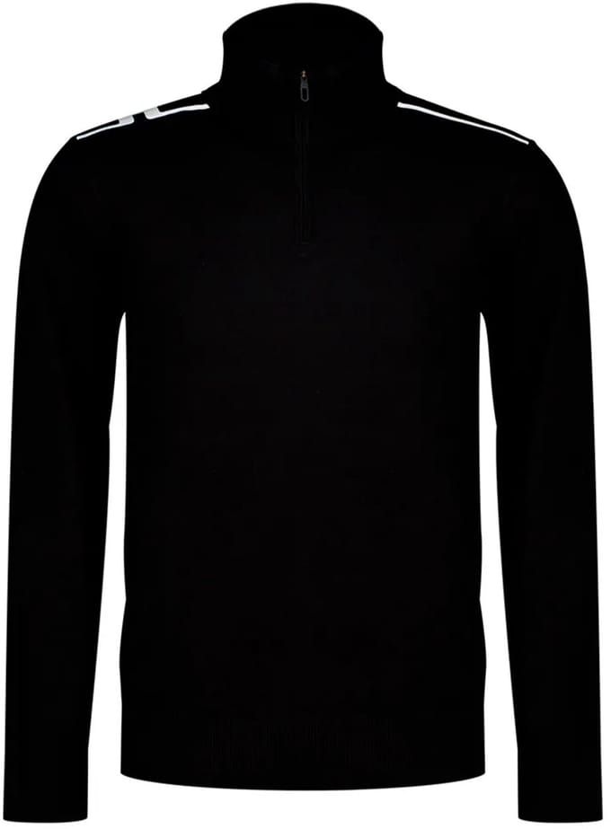 J.lindeberg Mac Knitted Sweatshirt Met Halve Rits Zwart S Man