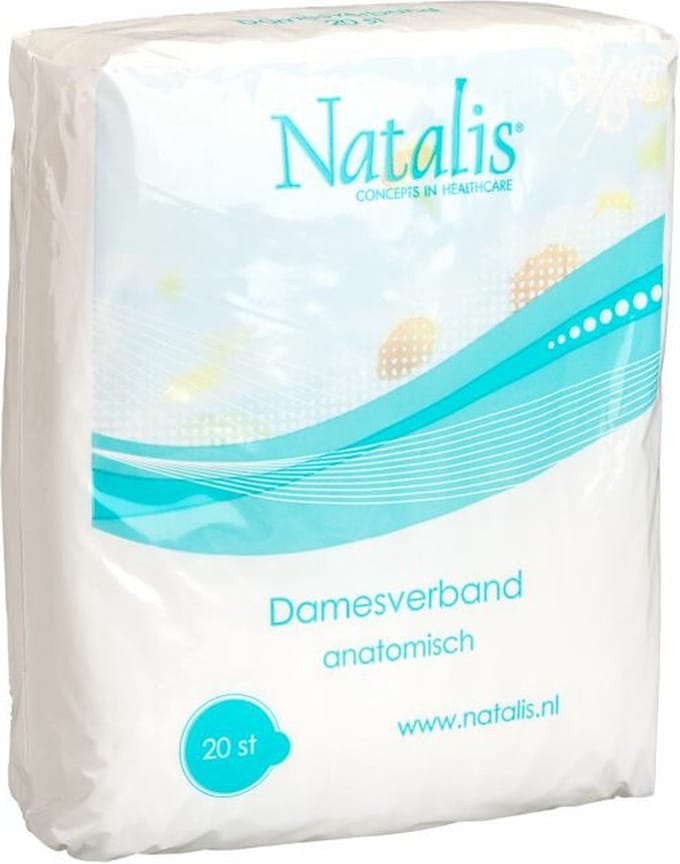 3x Natalis Damesverband 20 stuks