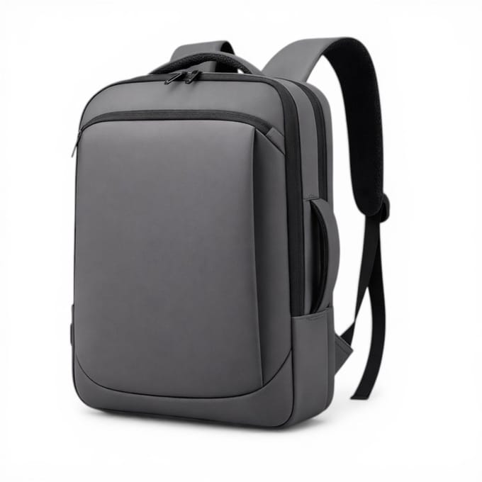 Laptop Rugzak 15.6 inch - Waterdicht - USB - Werk - Reizen - Grijs