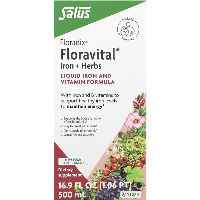 Floradix, Floravital® IJzer + Kruiden, 500 ml (500ml)
