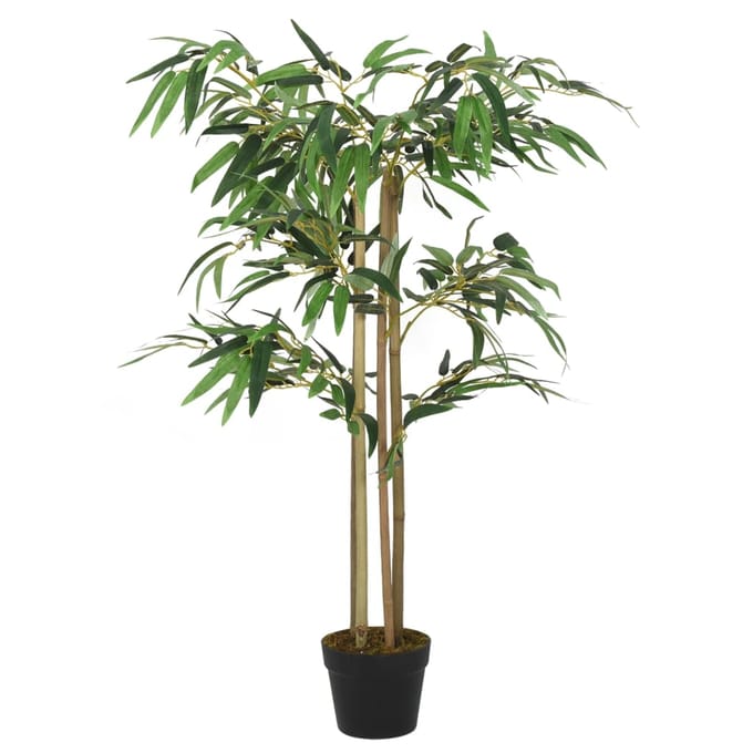 vidaXL - Kunstplant - bamboe - 380 - bladeren - 80 - cm - groen