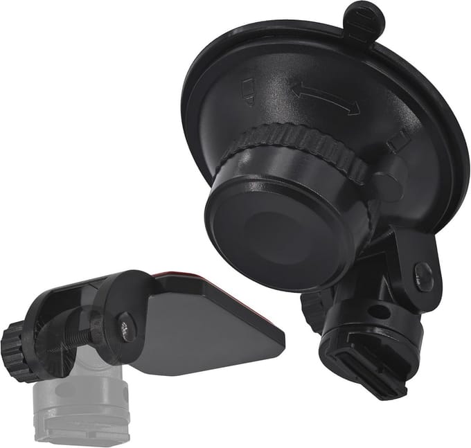 Zelfklevende montagebeugel met zuignap voor dashboard voor dashcams